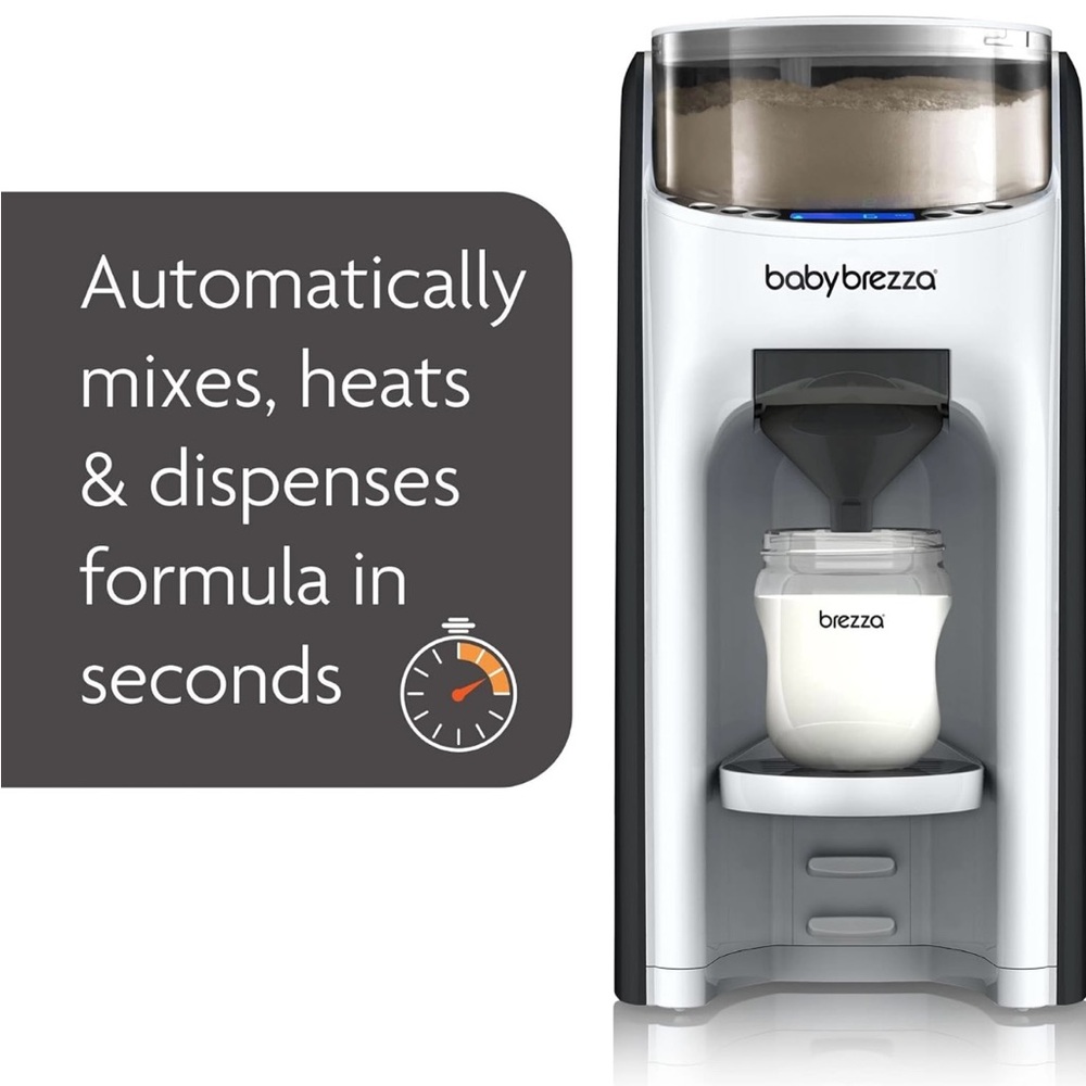 BabyBrezza Formula Pro Advanced Dispenser - Black and White